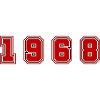 1968 Year Number