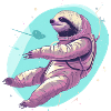 Sloth in space