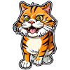 Cartoon Tiger