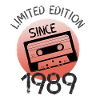 Limited Edition 1989 retro