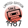 Limited Edition 1987 retro
