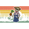 Skeleton Gardener Hobby Gardener Landscaping