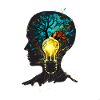 Silhouette | Head | Light bulb | Nature