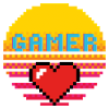 Gambler Retro Sunset