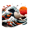Japanese Style Wave