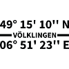 Völklingen Coordinates