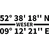 Weser coordinates