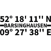Barsinghausen coordinates