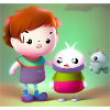 Boy and best friends