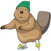 Beaver Ice Skating Skates