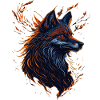 wolf artwork