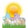 Sunny Spring Gnomes Parade