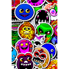 Funny Monsters Stickers