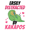 Kakapo distracts flightless parrot Kakapo