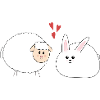 Lapin et mouton, Pâques