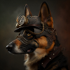 German Shepherd Steampunk