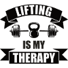 Weightlifting is my therapy