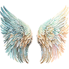 Ailes d'Ange Pastel en Miroir