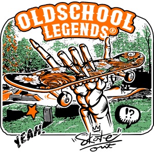 Oldschool Legends ® Skateboard *1