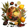 Vegetable Platter Vegan Gift