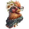 Funny chicken