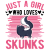 Stinktier Mädchen
