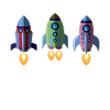 Future astronaut moon trip