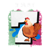 I am 7 chickens