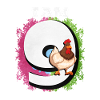 I am 9 chickens