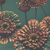 Flowers with dots