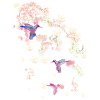 fleur de cerisier,colibri,fleurs,fleurs,fleurs