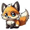 Cute baby fox chibi