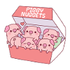 Mignons cochons Piggy Nuggets Drôle