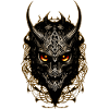 Head with horns