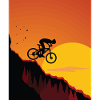 Mountain bikers, bicycles, cycling
