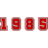 1985 Year Number