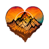 Herzberg Sunset in the mountains