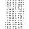 Robot black and white