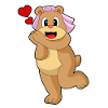 Mariage Bear Bride Veil