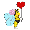Bee Bride Balloon Wedding