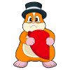 Hamster Groom Heart Wedding