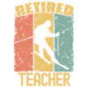 Skiing retired teacher