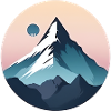 Mountain Landscape Geometric Art