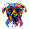 Hund mit Brille