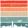Sunset Skyline Bird Silhouette