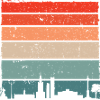 Sunset Skyline Gradient Tee