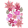 fleurs, fleurs, printemps, fleurs