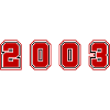 2003 Year Number