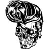 Rockabilly Skull