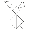 Rabbit Tangram – Fine Art